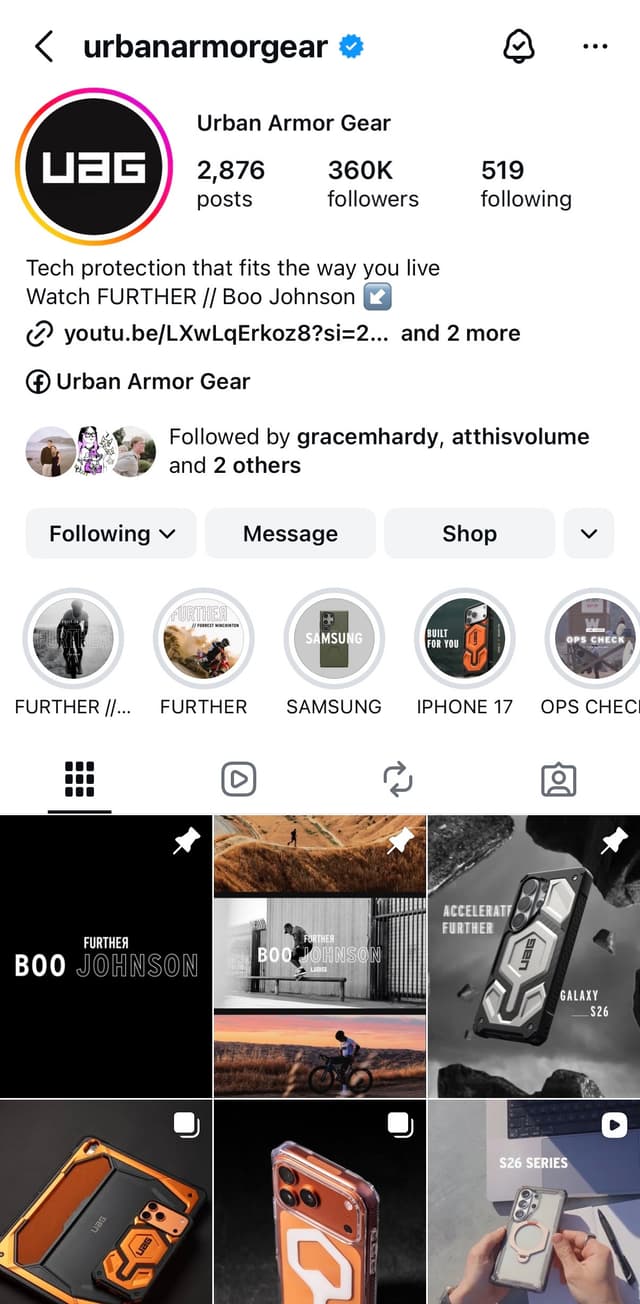Social media profile